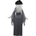 Grey-Black - Back - Smiffys Womens-Ladies Deluxe Ghost Ship Princess Costume Set