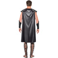 Black - Back - Smiffys Mens Gladiator Costume Set
