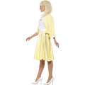 Yellow-White - Side - Grease Womens-Ladies Sandy Olsson Costume