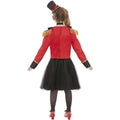 Red-Black - Side - Smiffys Girls Deluxe Ringmaster Costume Set