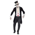 Black-White - Front - Smiffys Mens Till Death Do Us Part Zombie Groom Costume Set