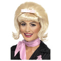 Blonde - Front - Smiffys Womens-Ladies 50s Flicked Beehive Wig