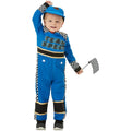 Blue - Side - Smiffys Baby Boys Team Speed Racing Driver Costume Set