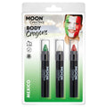 Green-White-Red - Front - Moon Creations Logo Body Crayons