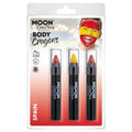 Red-Yellow-Red - Front - Moon Creations Logo Body Crayons