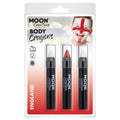 Red-White-White - Front - Moon Creations Logo Body Crayons
