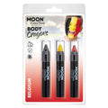 Black-Yellow-Red - Back - Moon Creations Logo Body Crayons