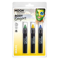 Green-Yellow-Blue - Back - Moon Creations Logo Body Crayons