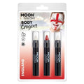 Red-White-White - Back - Moon Creations Logo Body Crayons