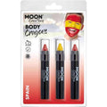 Red-Yellow-Red - Back - Moon Creations Logo Body Crayons