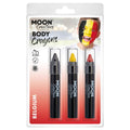 Black-Yellow-Red - Front - Moon Creations Logo Body Crayons