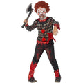 Red-Green - Back - Smiffys Boys Zombie Clown Costume