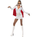 White-Red - Back - Elvis Presley Womens-Ladies Viva Las Vegas Costume Set