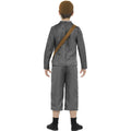 Grey - Side - Smiffys Boys WW2 Evacuee Costume Set