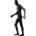 Black-White - Side - Smiffys Unisex Adult Skeleton Costume Skinsuit