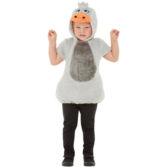 Grey - Side - Smiffys Childrens-Kids Ugly Duckling Costume