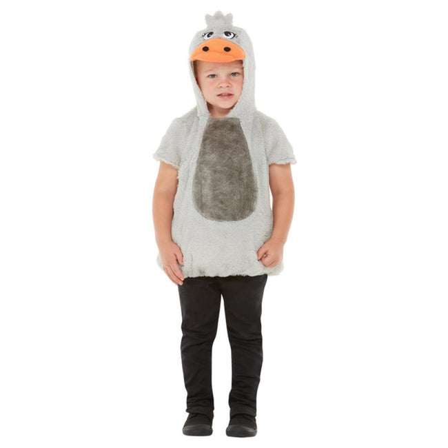 Grey - Front - Smiffys Childrens-Kids Ugly Duckling Costume