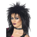 Black - Front - Smiffys Unisex Adult Rock Diva Wig