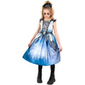 Blue-Black-Grey - Back - Smiffys Girls Spirit Bride Costume