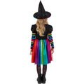 Multicoloured - Back - Smiffys Rainbow Witch Costume