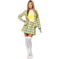 Yellow-Blue-White - Front - Clueless Womens-Ladies Cher Costume