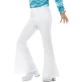 White - Front - Smiffys Mens Flared Costume Trousers