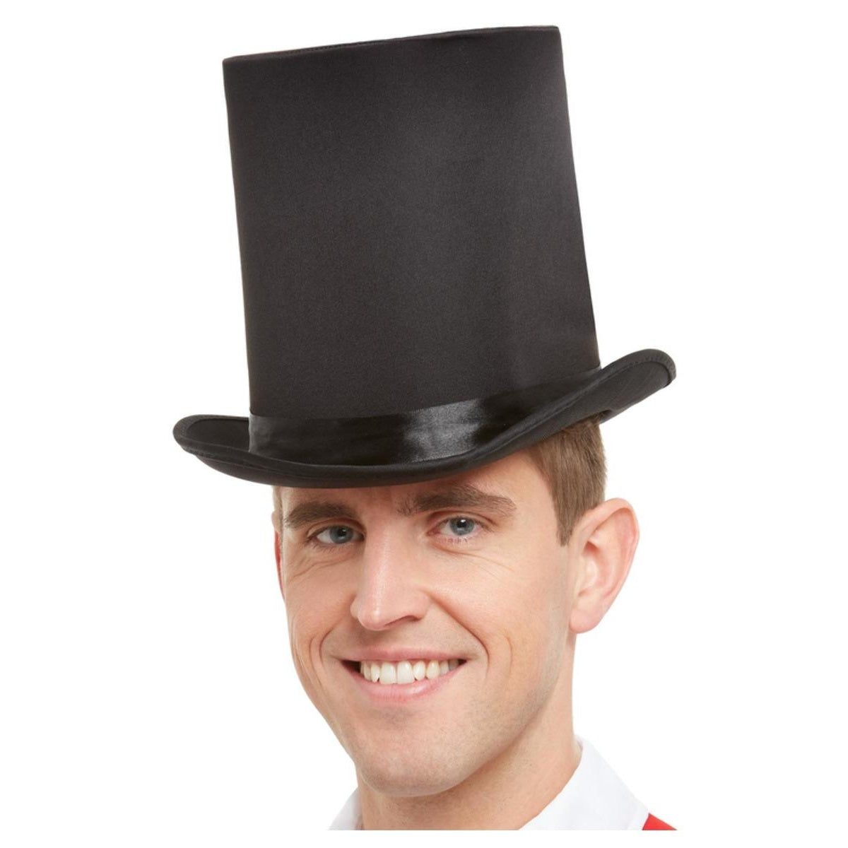 Black - Back - Smiffys Unisex Adult Deluxe Costume Hat