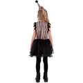 Black-Beige - Back - Smiffys Girls Vintage Clown Costume Set