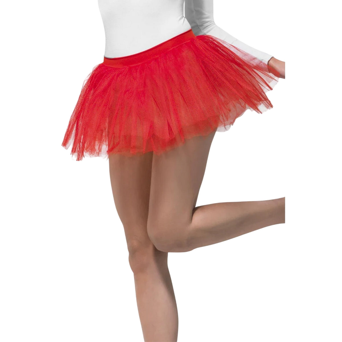 Red - Lifestyle - Smiffys Womens-Ladies Underskirt Tutu