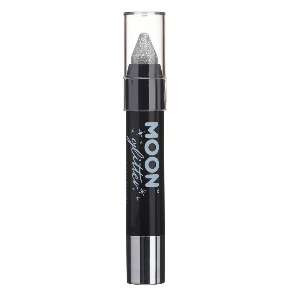 Multicoloured - Pack Shot - Moon Glitter Holographic Body Crayons (Pack of 6)