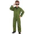 Green - Front - Smiffys Childrens-Kids Boiler Suit
