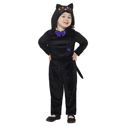 Black - Front - Smiffys Childrens-Kids Cat Costume
