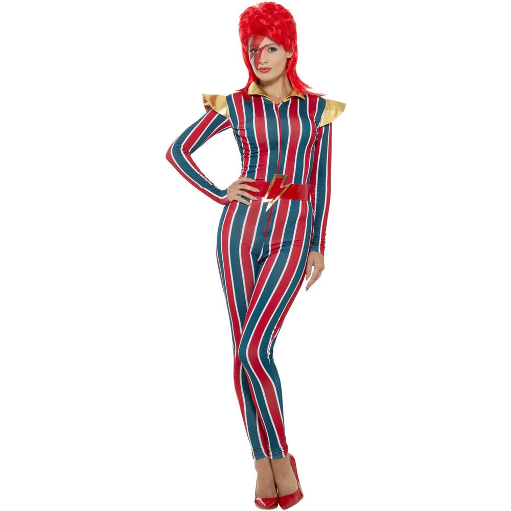 Multicoloured - Side - Smiffys Womens-Ladies Miss Space Superstar Costume Set