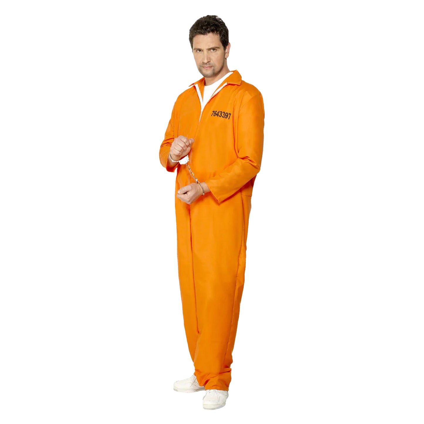 Orange - Side - Smiffys Escaped Prisoner Costume