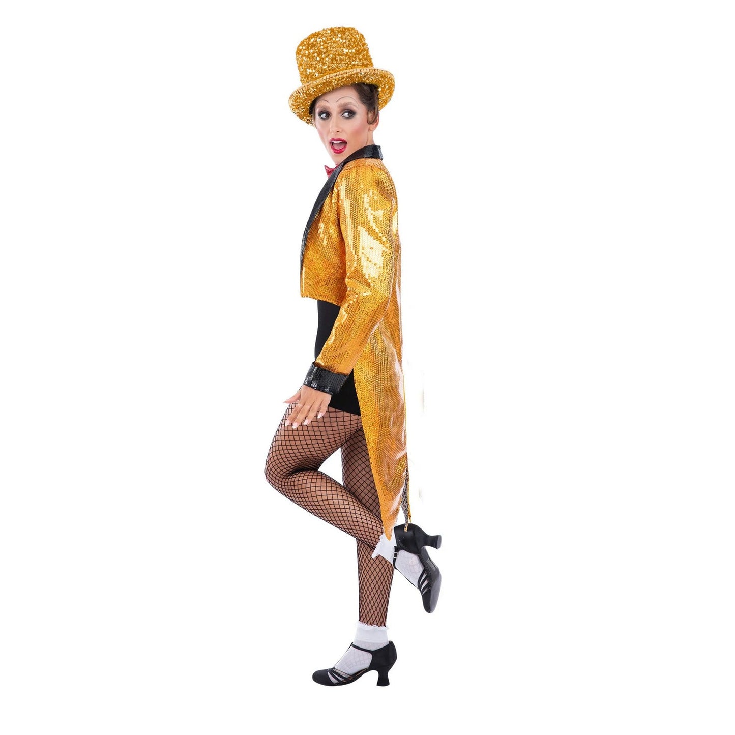 Gold - Side - The Rocky Horror Picture Show Unisex Adult Columbia Costume Set