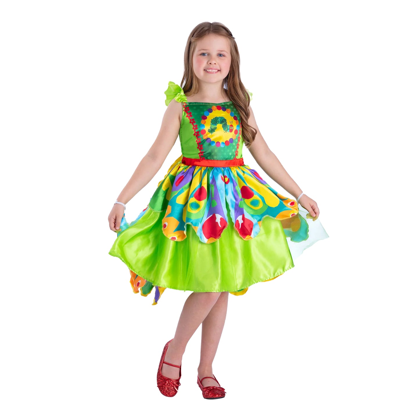 Green-Yellow-Red - Lifestyle - The Very Hungry Caterpillar Girls Butterfly Costume Dress
