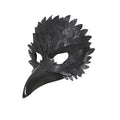 Black - Front - Smiffys Unisex Adult Raven Eye Mask