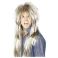 Blonde-Brown - Front - Smiffys Mens 80s Mega Mullet Wig