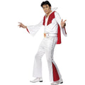 White-Red - Front - Elvis Presley Mens Costume