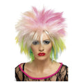 Multicoloured - Front - Smiffys Womens-Ladies 80s Attitude Wig