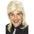 Blonde - Back - Smiffys Mens Mullet Wig
