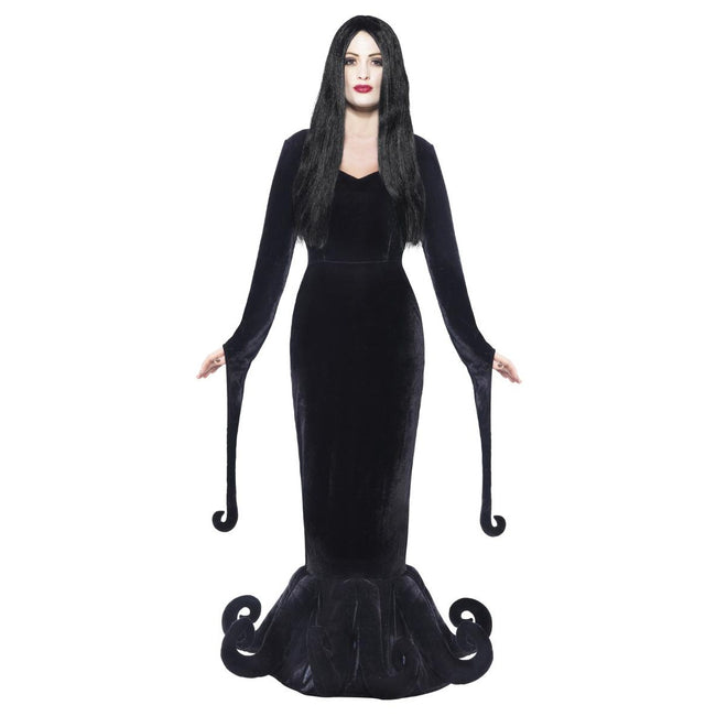 Black - Front - Smiffys Womens-Ladies Duchess Of The Manor Costume Dress