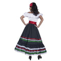 White-Black-Red - Back - Smiffys Womens-Ladies Senorita Western Costume