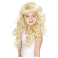Blonde - Front - Smiffys Girls Princess Wig