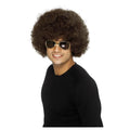 Brown - Front - Smiffys Unisex Adult 70s Funky Afro Wig