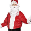 Red-White - Side - Smiffys Mens Deluxe Santa Claus Christmas Costume