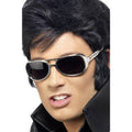 Silver-Black - Back - Smiffys Unisex Adult Shades Elvis Presley Prop