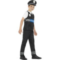 White - Lifestyle - Smiffys Childrens-Kids Cop Costume Set