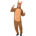 Brown - Pack Shot - Smiffys Unisex Adult Reindeer Christmas Costume