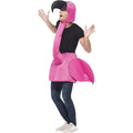 Pink - Back - Smiffys Unisex Adult Flamingo Costume
